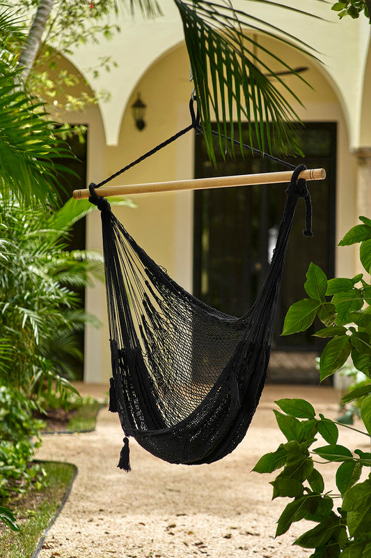 12. Nightfall Nest — Extra Large Hammock Chair (Black)