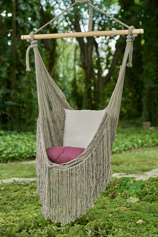 Dream Sands Fringe — Cotton Rope Hammock Swing