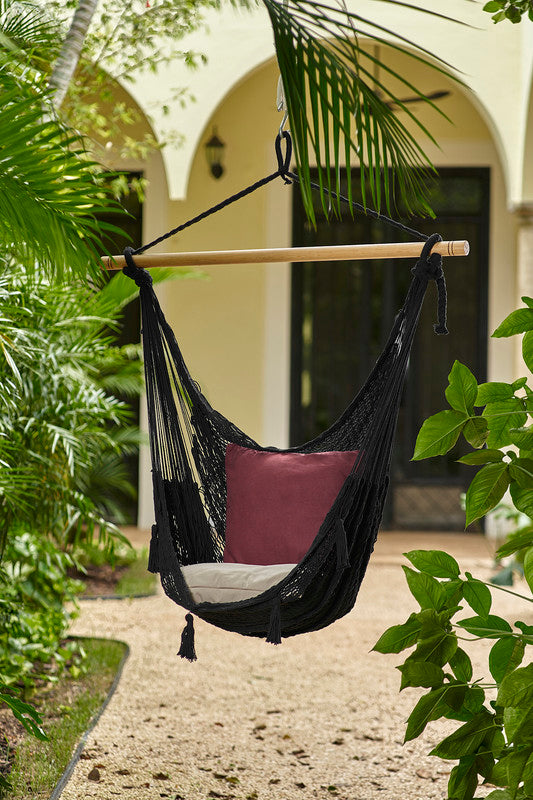 12. Nightfall Nest — Extra Large Hammock Chair (Black)